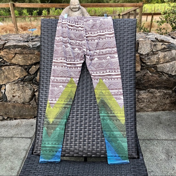 Colorful Detailed Leggings — Never Worn! - Picture 2 of 4